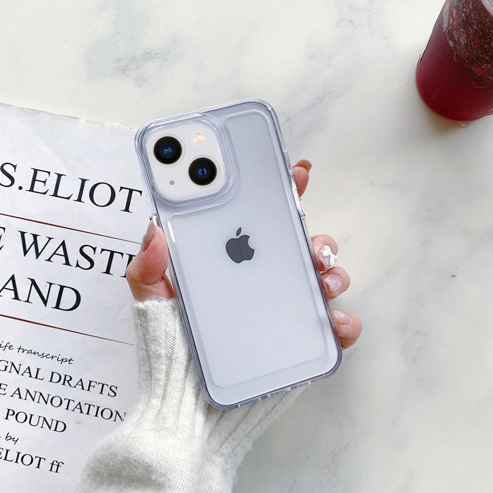 LuxuryKase Acrylic Clear Hard Shockproof Armour Case For Iphone