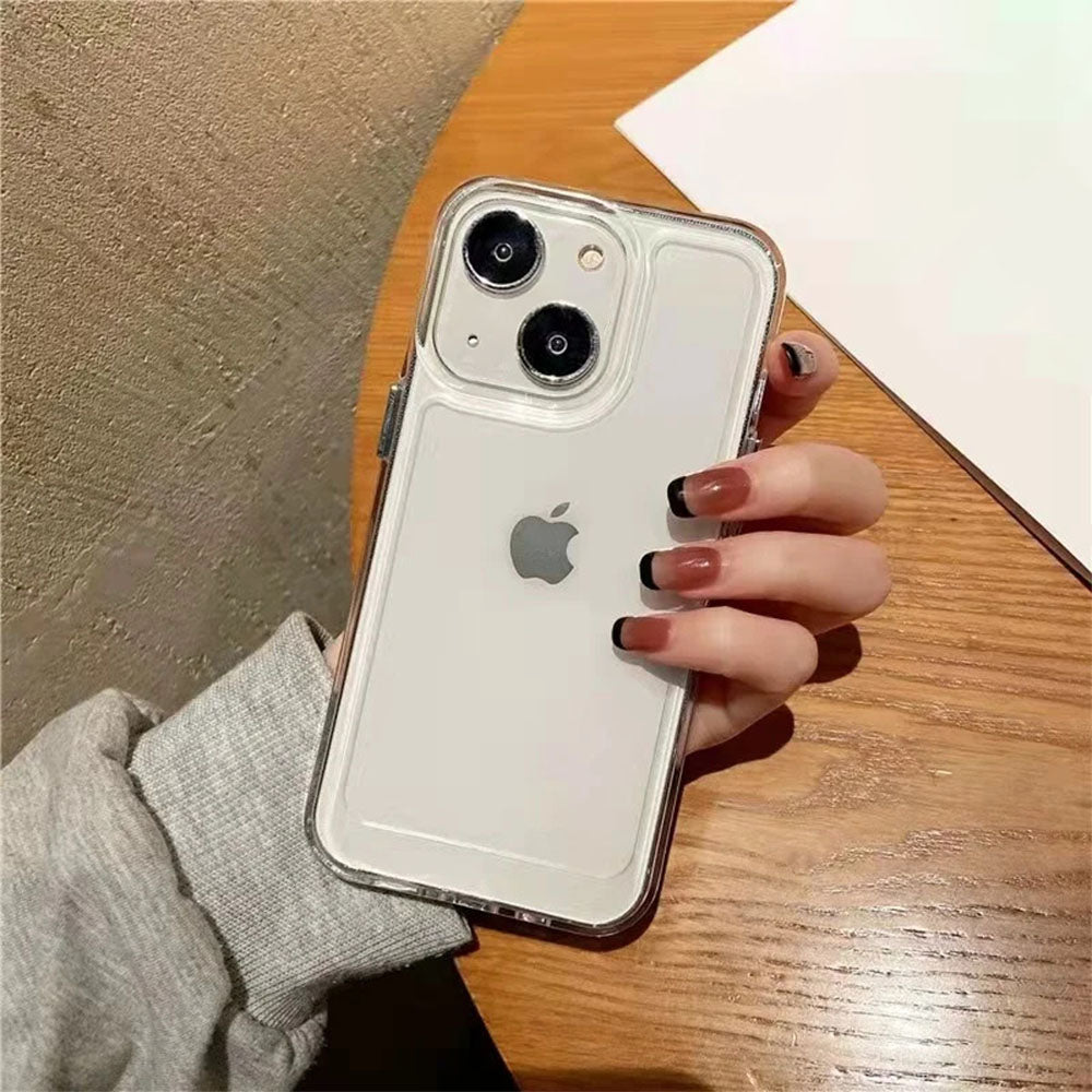 LuxuryKase LK001 Shockproof Camera Protective Transparent Hard Case For Iphone