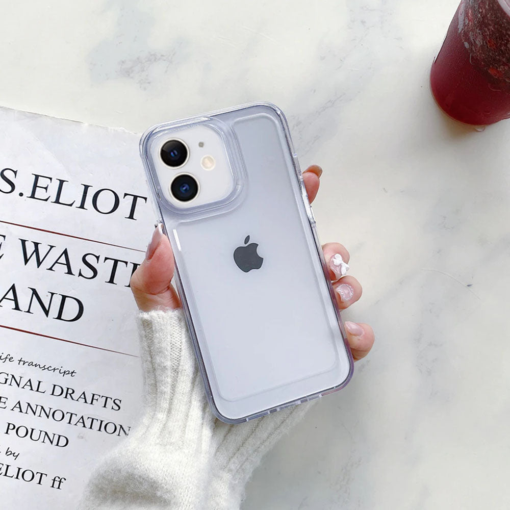 LuxuryKase Acrylic Clear Hard Shockproof Armour Case For Iphone
