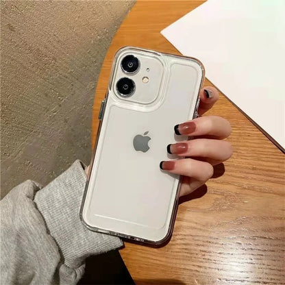 LuxuryKase LK001 Shockproof Camera Protective Transparent Hard Case For Iphone