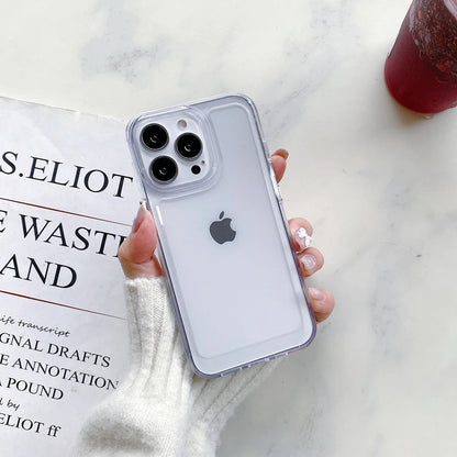 LuxuryKase Acrylic Clear Hard Shockproof Armour Case For Iphone