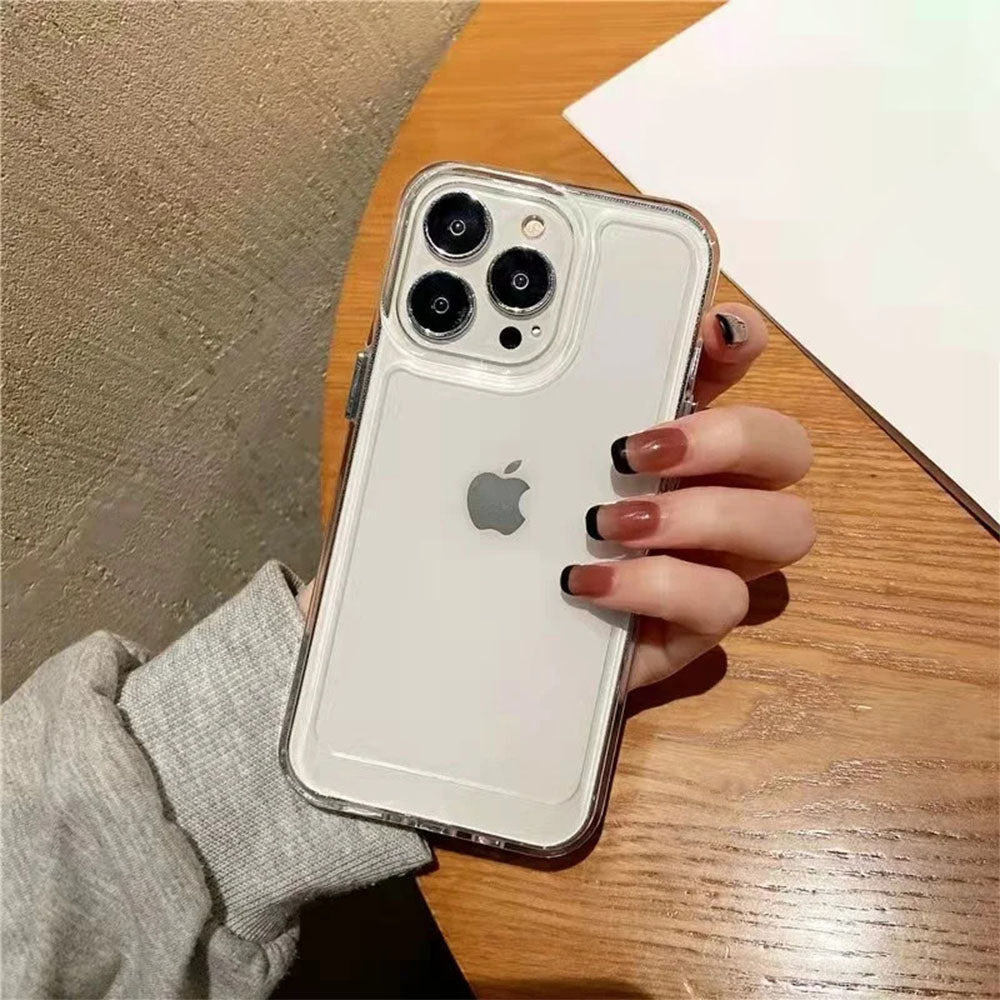 LuxuryKase LK001 Shockproof Camera Protective Transparent Hard Case For Iphone