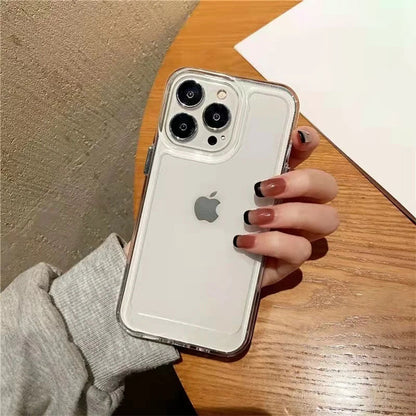 LuxuryKase LK001 Shockproof Camera Protective Transparent Hard Case For Iphone
