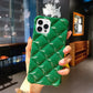 Us Lite Luxury Diamond Texture Soft Jelly Candy Silicone Case for iPhone