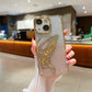 LuxuryKase LK099 Glitter Candy Electroplated Butterfly Lens Protection Case Cover For iPhone