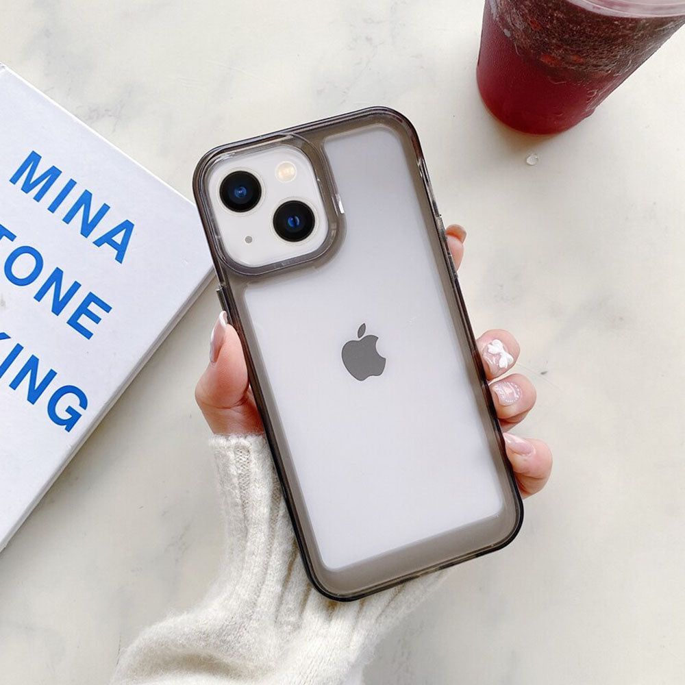 LuxuryKase Acrylic Clear Hard Shockproof Armour Case For Iphone