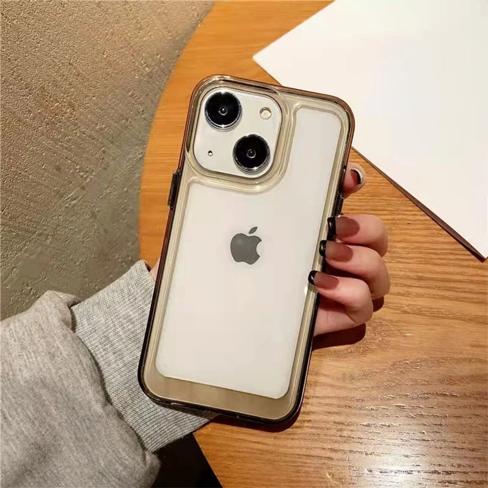 LuxuryKase LK001 Shockproof Camera Protective Transparent Hard Case For Iphone