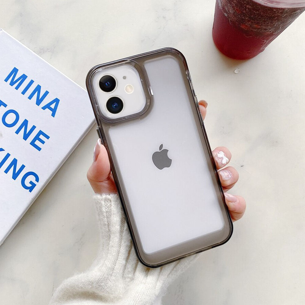LuxuryKase Acrylic Clear Hard Shockproof Armour Case For Iphone