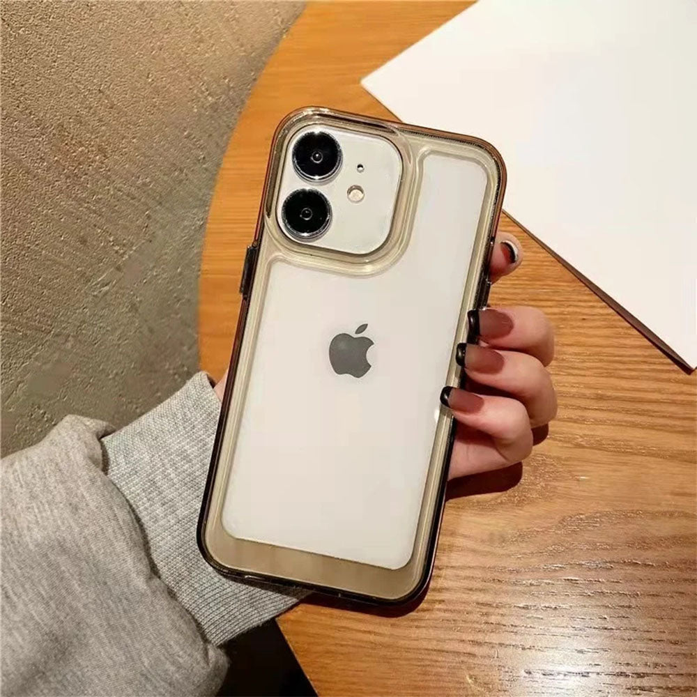 LuxuryKase LK001 Shockproof Camera Protective Transparent Hard Case For Iphone