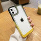 LuxuryKase Acrylic Shockproof Gradient Rainbow Color Bumper Case for Iphone