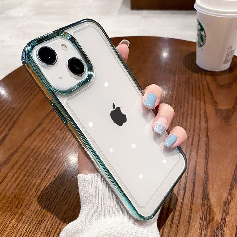 LuxuryKase Plating Transparent Shockproof Case For Iphone