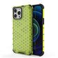 LuxuryKase Transparent Honeycomb Clear Shockproof Hybrid TPU Armor Case Cover For Iphone