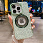LuxuryKase LK083 Sparkling Powder Mag-Safe Wireless Charging Case for iPhone