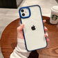 LuxuryKase Metal Camera Protection Transparent Shockproof Armor Case Cover For Iphone 11 12 Plus Mini Pro Max
