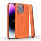LuxuryKase LuxuryKase Ultra Slim Full Coverage Heat Sink Case with Honeycomb Mesh Effective Heat Dissipation Compatible Mag-Safe For Iphone