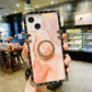 Us Lite Marble Texture Square Case For Iphone