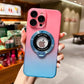 LuxuryKase LK078 Matte Skin Sensation Gradient Color Holder Phone Case Coverfor iPhone