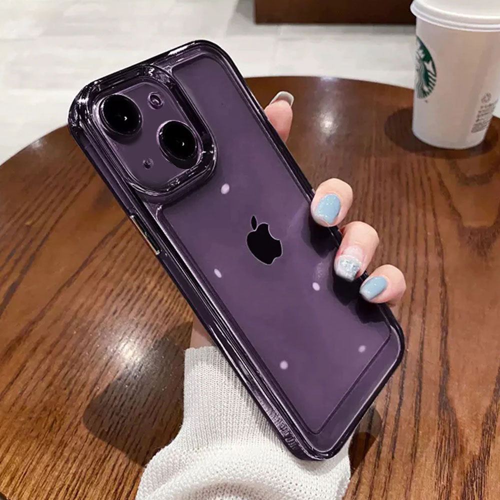 LuxuryKase Plating Transparent Shockproof Case For Iphone