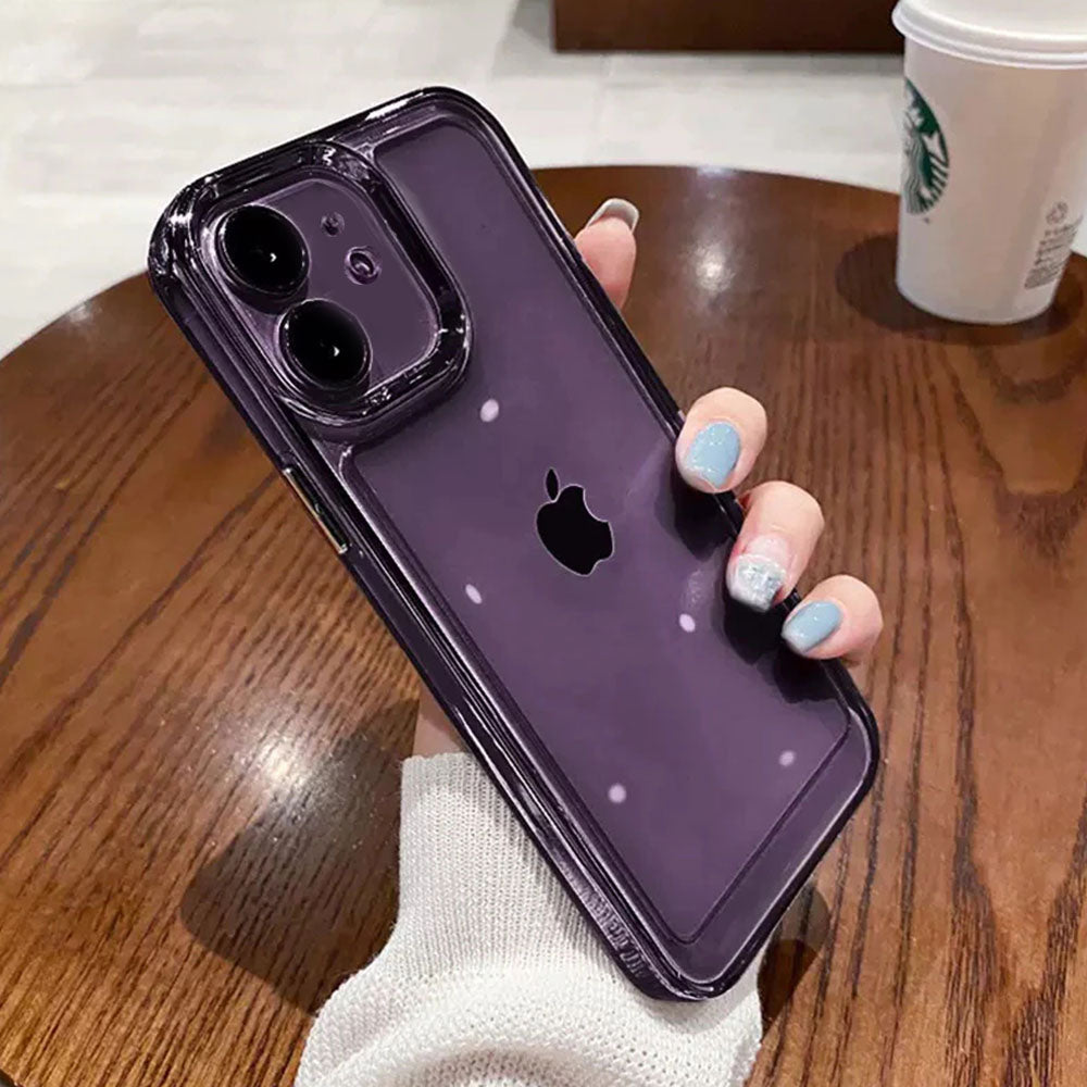 LuxuryKase Plating Transparent Shockproof Case For Iphone