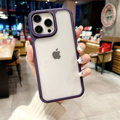 LuxuryKase LK112 Acrylic Clear Hard Bumper Case For iPhone