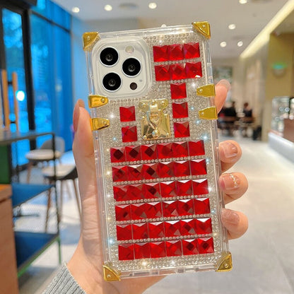 LuxuryKase Glitter Diamond Right Angle Shining Cover For Iphone