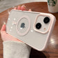 Luxurykase Clear Acrylic Case Compatible Mag-safe Magnetic Wireless Charging Cover For Iphone
