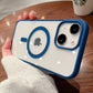 Luxurykase Clear Acrylic Case Compatible Mag-safe Magnetic Wireless Charging Cover For Iphone