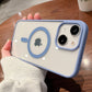Luxurykase Clear Acrylic Case Compatible Mag-safe Magnetic Wireless Charging Cover For Iphone