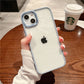 LuxuryKase Metal Camera Protection Transparent Shockproof Armor Case Cover For Iphone