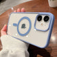 Luxurykase Clear Acrylic Case Compatible Mag-safe Magnetic Wireless Charging Cover For Iphone