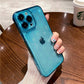 LuxuryKase LK121 3D Laser Glitter Love Heart Transparent Case For iPhone