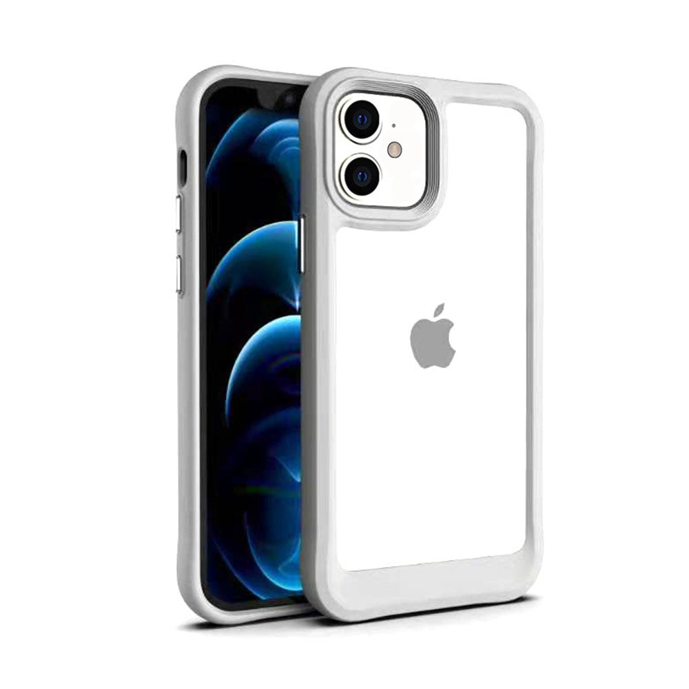 LuxuryKase Acrylic Transparent Shock Proof Armor Case For Iphone