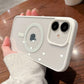 Luxurykase Clear Acrylic Case Compatible Mag-safe Magnetic Wireless Charging Cover For Iphone