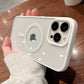 Luxurykase Clear Acrylic Case Compatible Mag-safe Magnetic Wireless Charging Cover For Iphone