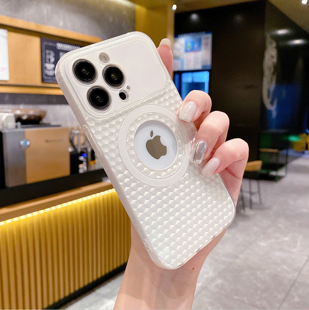LuxuryKase LK088 Hollow Out Mag-Safe Magnetic Wireless Charging Case for iPhone