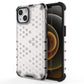 LuxuryKase Transparent Honeycomb Clear Shockproof Hybrid TPU Armor Case Cover For Iphone