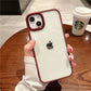 LuxuryKase Metal Camera Protection Transparent Shockproof Armor Case Cover For Iphone